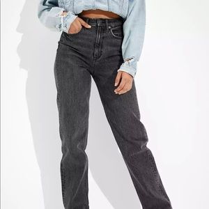 American Eagle Womens Grey Baggy Jeans